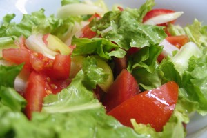 Fresh Salad is another glutathione supporting food group