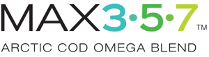 Max357 an exclusive blend of essential omega oils